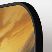 バッファローバイソンサンセットシルエット ピックルボールラケット (左詳細)