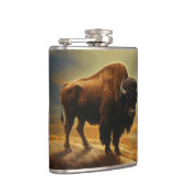 バッファローバイソンサンセットシルエット フラスク (右)