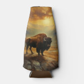 バッファローバイソンサンセットシルエット ボトルクーラー (正面)