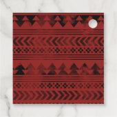 バッファローバイソンサンタメリークリスマスツリースノーファゴ フェイバータグ (裏面)