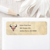 バッファローバイソンスカルタンレザー ラベル (インサイチュ)