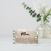 バッファローバイソンデザートカクティスノーブックベビー エンクロージャーカード (スタンド正面)