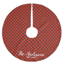 バッファローパーソナライズされたの格子柄のスカート