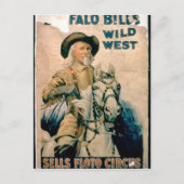 「バッファロービルのワイルドウェスト」フロートサーカスを販売(co ポストカード (正面)