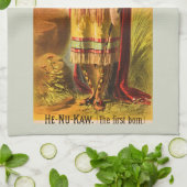 バッファロービルコーディハンドソムストインディアンメイド1880s キッチンタオル (折り畳み)