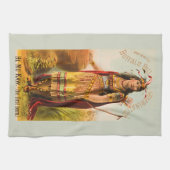 バッファロービルコーディハンドソムストインディアンメイド1880s キッチンタオル (横)