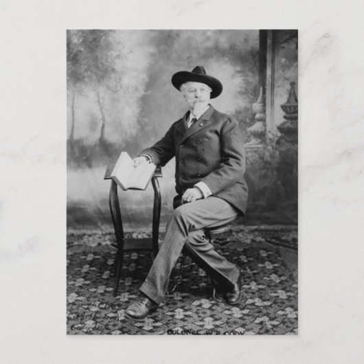 バッファロービルコーディワイルドウエストショー ポストカード (正面)