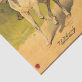 バッファロービルコーディon馬のパターンのデコページ 薄葉紙 (詳細)