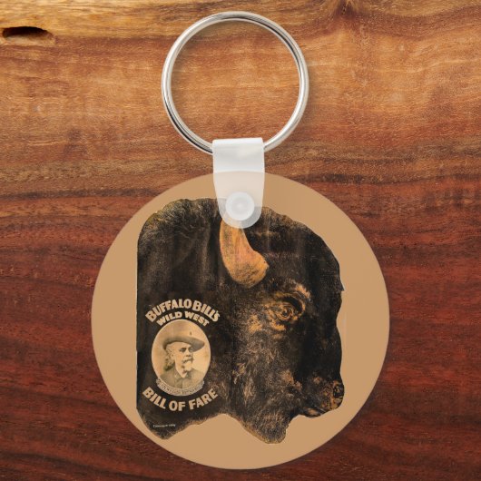バッファロービルズワイルドウエストショーヴィンテージ1898 キーホルダー (正面)