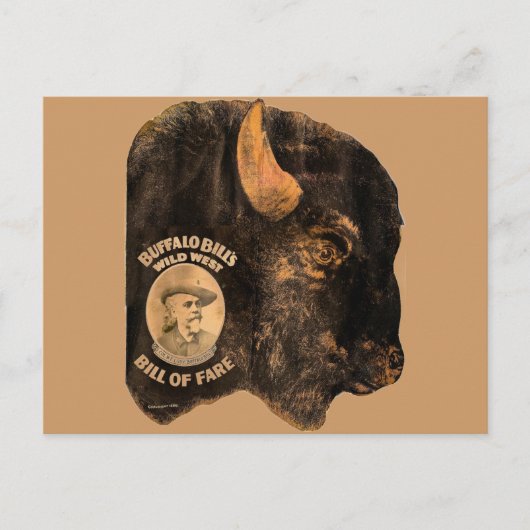 バッファロービルズワイルドウエストショーヴィンテージ1898 ポストカード (正面)