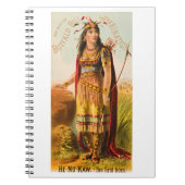バッファロービルハンドソムストインディアンメイド1880s ノートブック (正面)