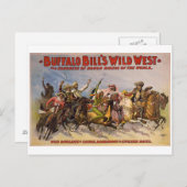 バッファロービルワイルドウエストショー ポストカード (正面/裏面)