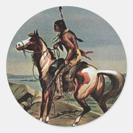 バッファロービルワイルドウエストショー ラウンドシール (正面)