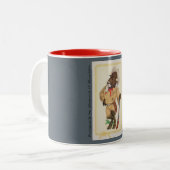 バッファロービル11ozはコーヒー・マグに2ある調子を与えました ツートーンマグカップ (正面左)