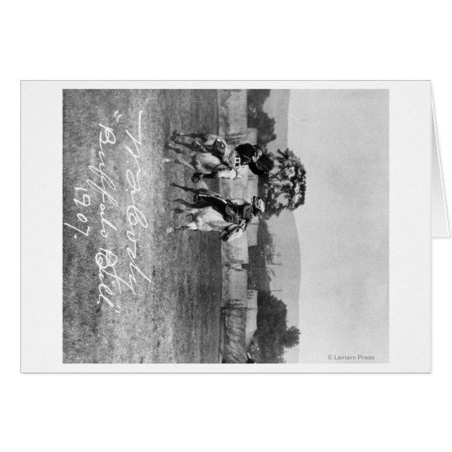 "バッファロービル"コーディ乗馬先住民の隣 (正面横)