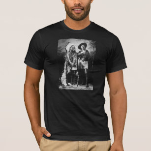 バッファロービルCody及びシッティングブル- 1885年頃… Tシャツ