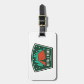 バッファローピークスウィルダネスコロラドキャンピング ラゲッジタグ (正面縦)