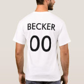 バッファローフラッシュベッカーメンズ長袖 Tシャツ (裏面)