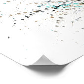 バッファローブルウォーター絵画カラー ポスター (角)