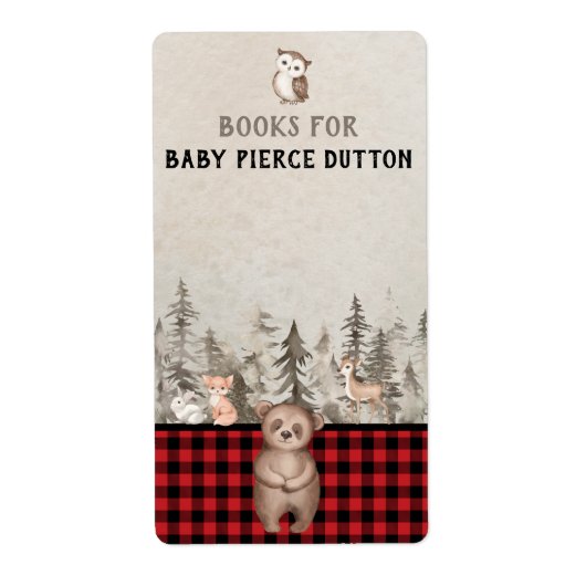 バッファロープライドウッドランドブックスフォーベビー ラベル (正面)