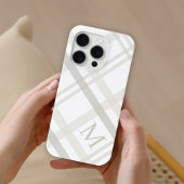 バッファロープライドクラシックモノグラエレガントムイニシャル Case-Mate iPhoneケース
