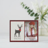 バッファロープライド写真クリスマス新年の民俗芸術ディアスタグ ポストカード (スタンド正面)