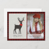 バッファロープライド写真クリスマス新年の民俗芸術ディアスタグ ポストカード (正面/裏面)