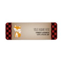 バッファロープレイドキツネベビーシャワー