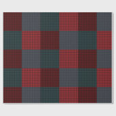 バッファロープレイドキルトパターンすべての行事ギフト ラッピングペーパー (フラット)