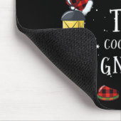 バッファロープレイドクリスマスツリーライトママ格言 マウスパッド (コーナー)