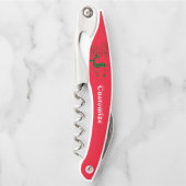 バッファロープレイドクリスマスディアサンダー_コーブ ソムリエナイフ (正面)