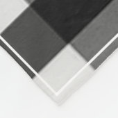 バッファロープレイドクリスマスプレゼント |ティール（緑がかった色）休日 フリースブランケット (角)