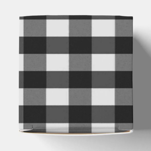 バッファロープレイドクリスマスプレゼント |紫 フェイバーボックス (上部)