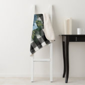 バッファロープレイドクリスマスプレゼント |青い休日 シェルパブランケット (インサイチュ)