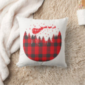 バッファロープレイドサンタ&スリー クッション (ブランケット)