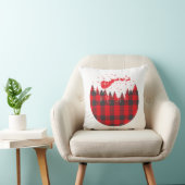 バッファロープレイドサンタ&スリー クッション (椅子)