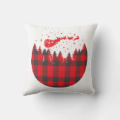 バッファロープレイドサンタ&スリー クッション (裏面)