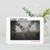 バッファロープレイドタイディング1または2フォトホリデーカード シーズンカード (スタンド正面)