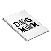 バッファロープレイドッグMOMパウェプリント ノートブック (右側)