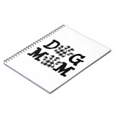 バッファロープレイドッグMOMパウェプリント ノートブック (左側)