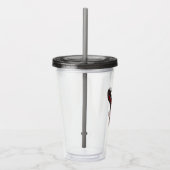 バッファロープレイドディアスクラップブックモチーフ アクリルタンブラー (右)