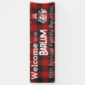 バッファロープレイドファミリー懇親会バナー 横断幕 (縦)