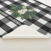 バッファロープレイドフェスティバルトナリークリスマスホリデイ シェルパブランケット (3/4)