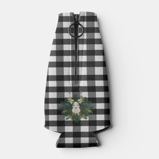 バッファロープレイドフェスティバルトナリークリスマスホリデイ ボトルクーラー (裏面)