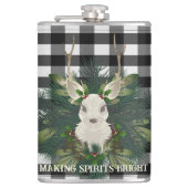 バッファロープレイドフェスティバルトナリークリスマス フラスク (正面)