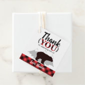 バッファロープレイドベアーランバージャック誕生日 フェイバータグ (インサイチュ)