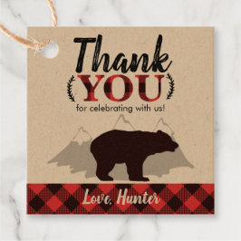 バッファロープレイドベアーランバージャック誕生日 フェイバータグ