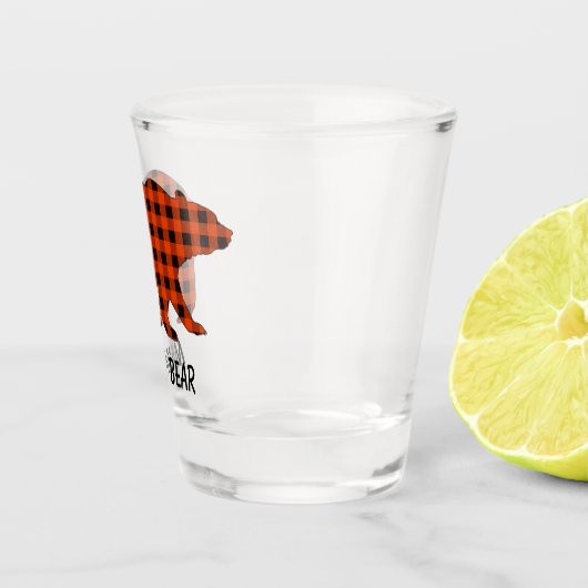 バッファロープレイドマママベアー ショットグラス (右)