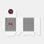 バッファロープレイドメリークリスマスパーティー用品 フェイバーボックス (折り畳みなし)