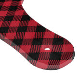 バッファロープレイドユミーホリデーズタイポグラフィレッドブラック カッティングボード (角)